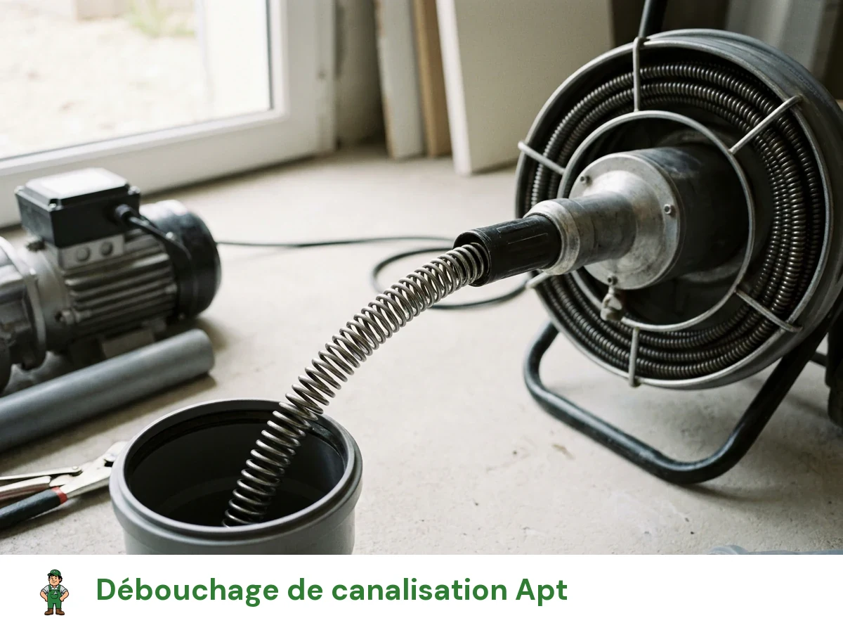 Débouchage de canalisation à Apt