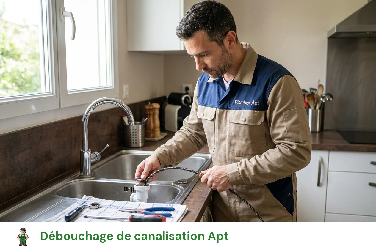 Débouchage de canalisation à Apt