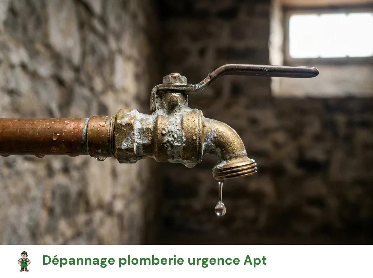 Dépannage plomberie urgence à Apt