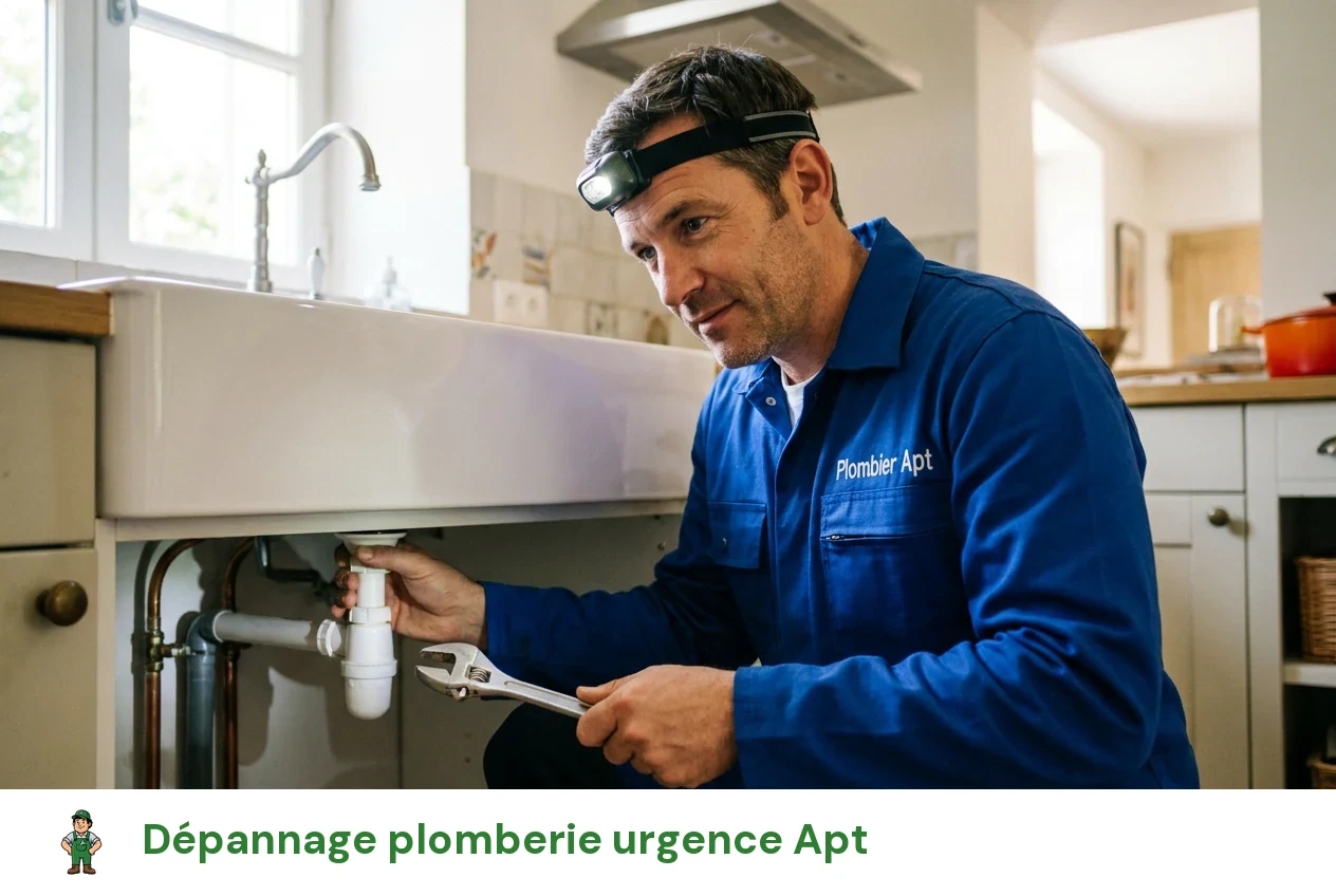 Dépannage plomberie urgence à Apt