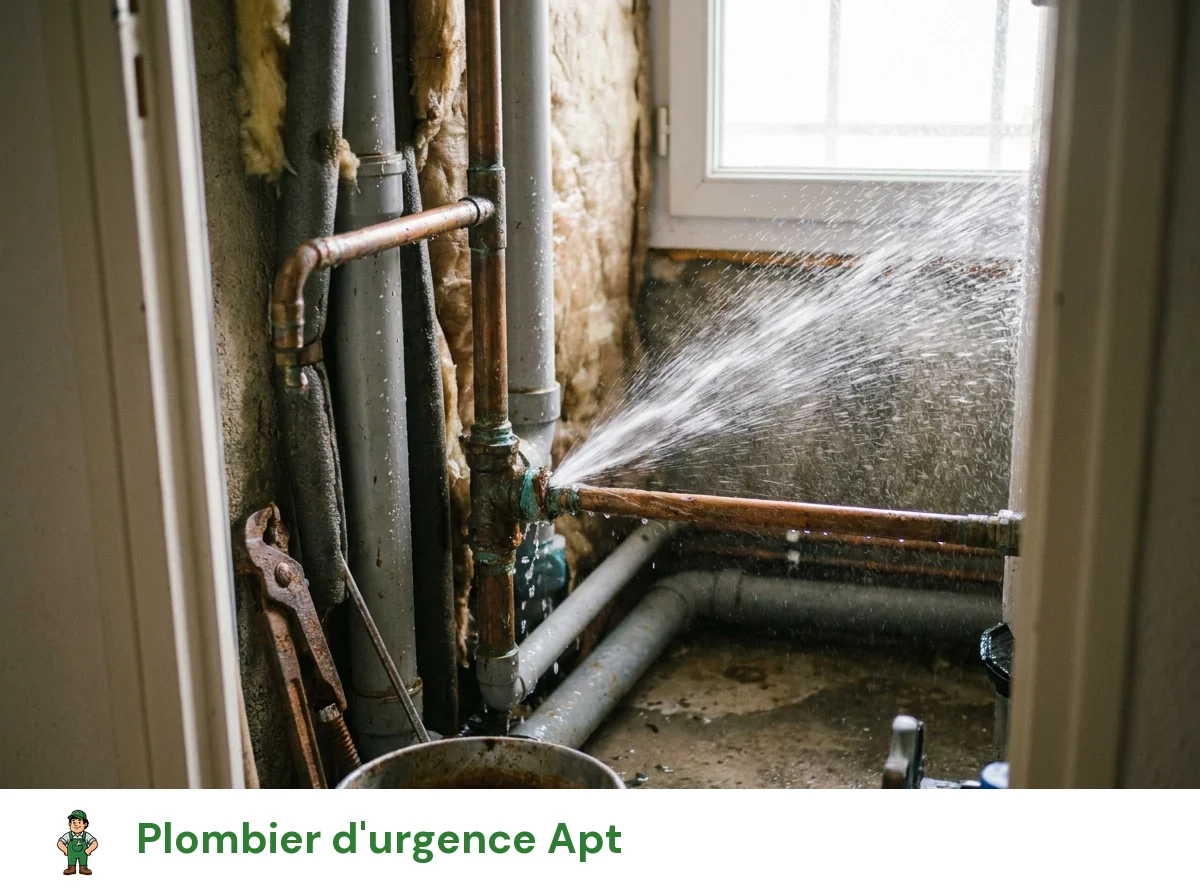 Plombier d'urgence à Apt