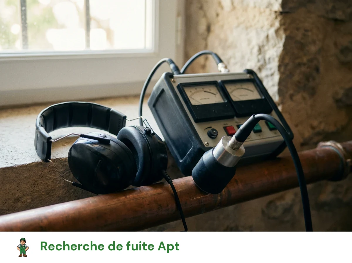 Recherche de fuite à Apt