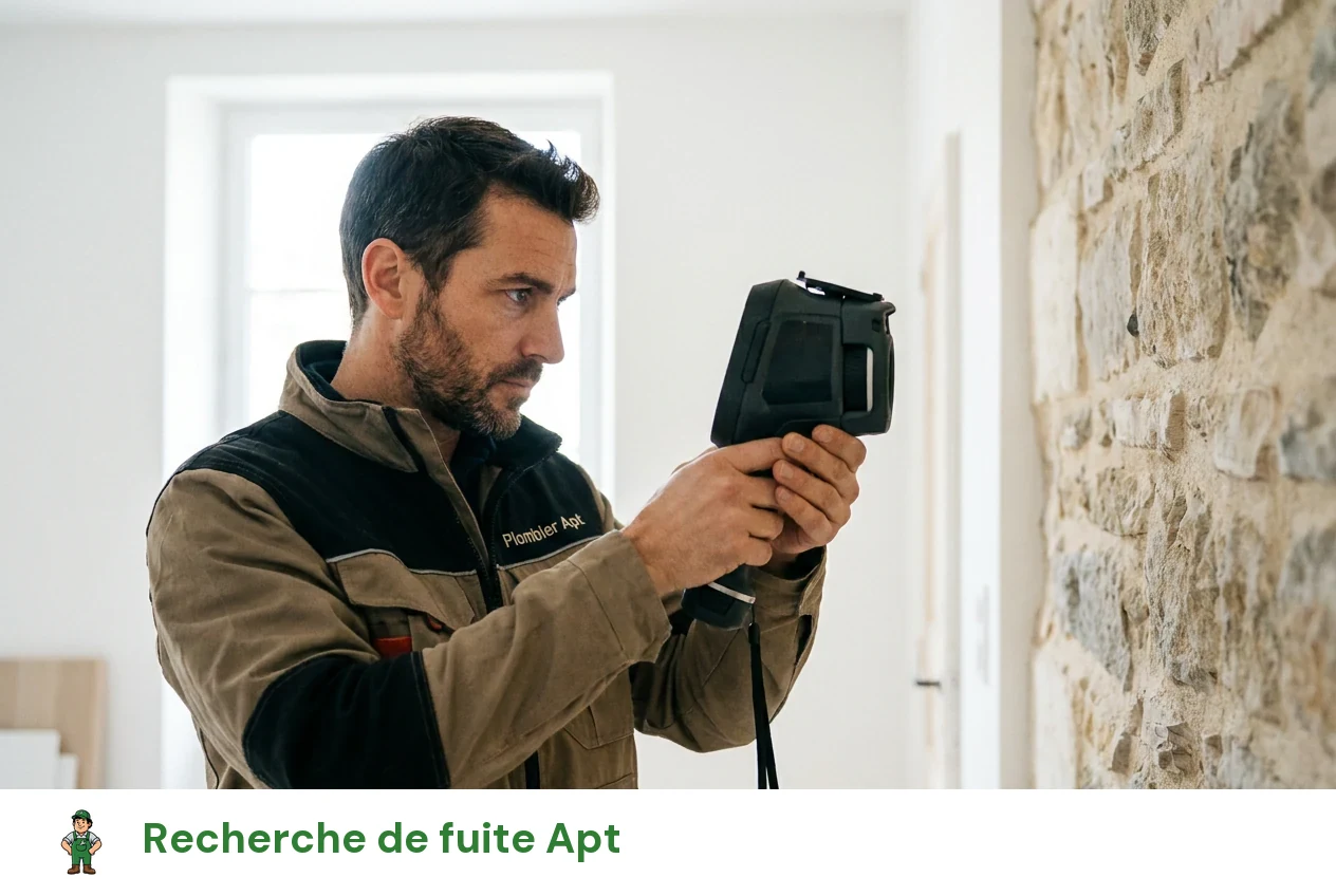 Recherche de fuite à Apt