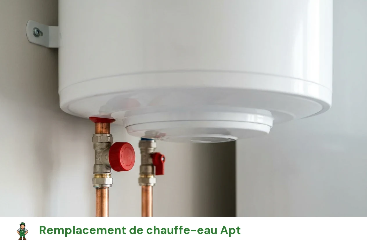 Remplacement de chauffe-eau à Apt