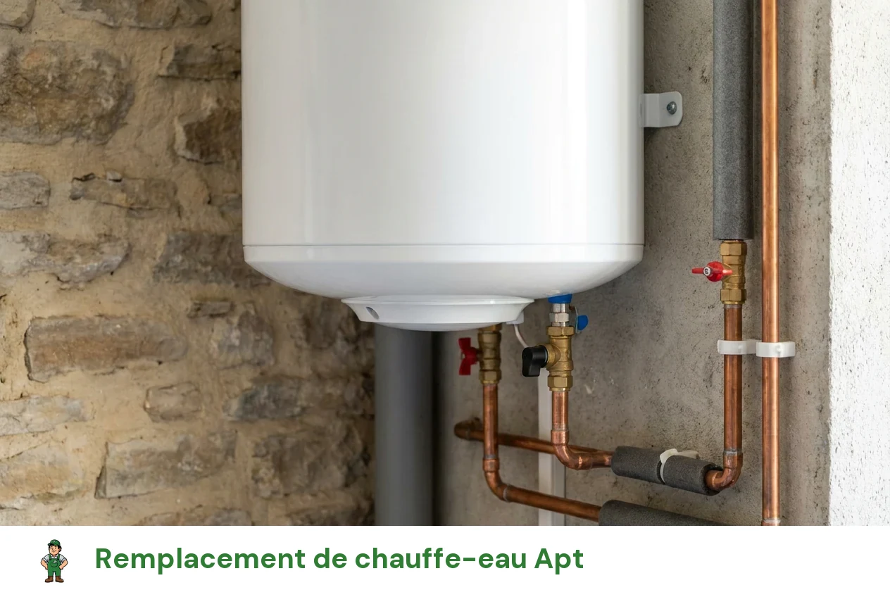 Remplacement de chauffe-eau à Apt