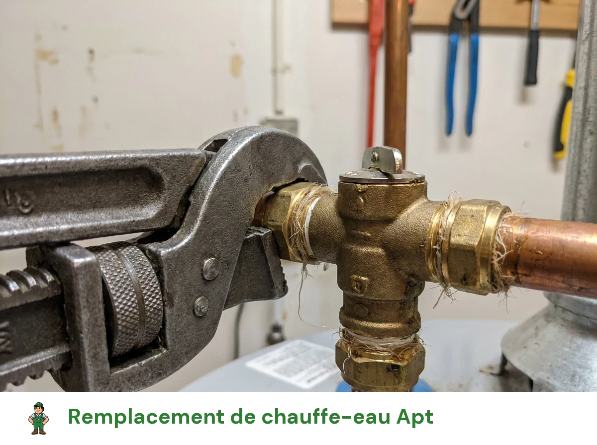 Remplacement de chauffe-eau à Apt