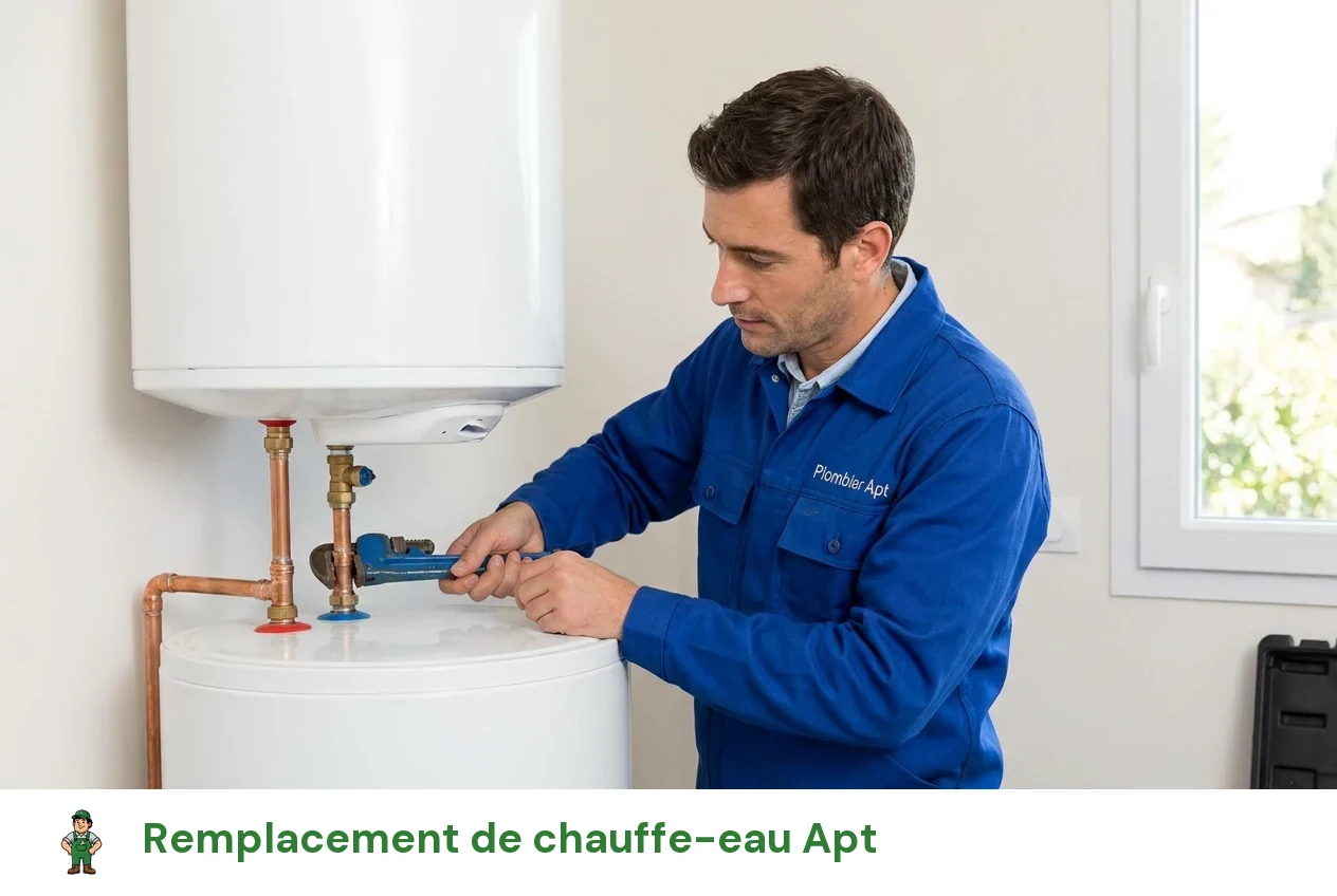 Remplacement de chauffe-eau à Apt