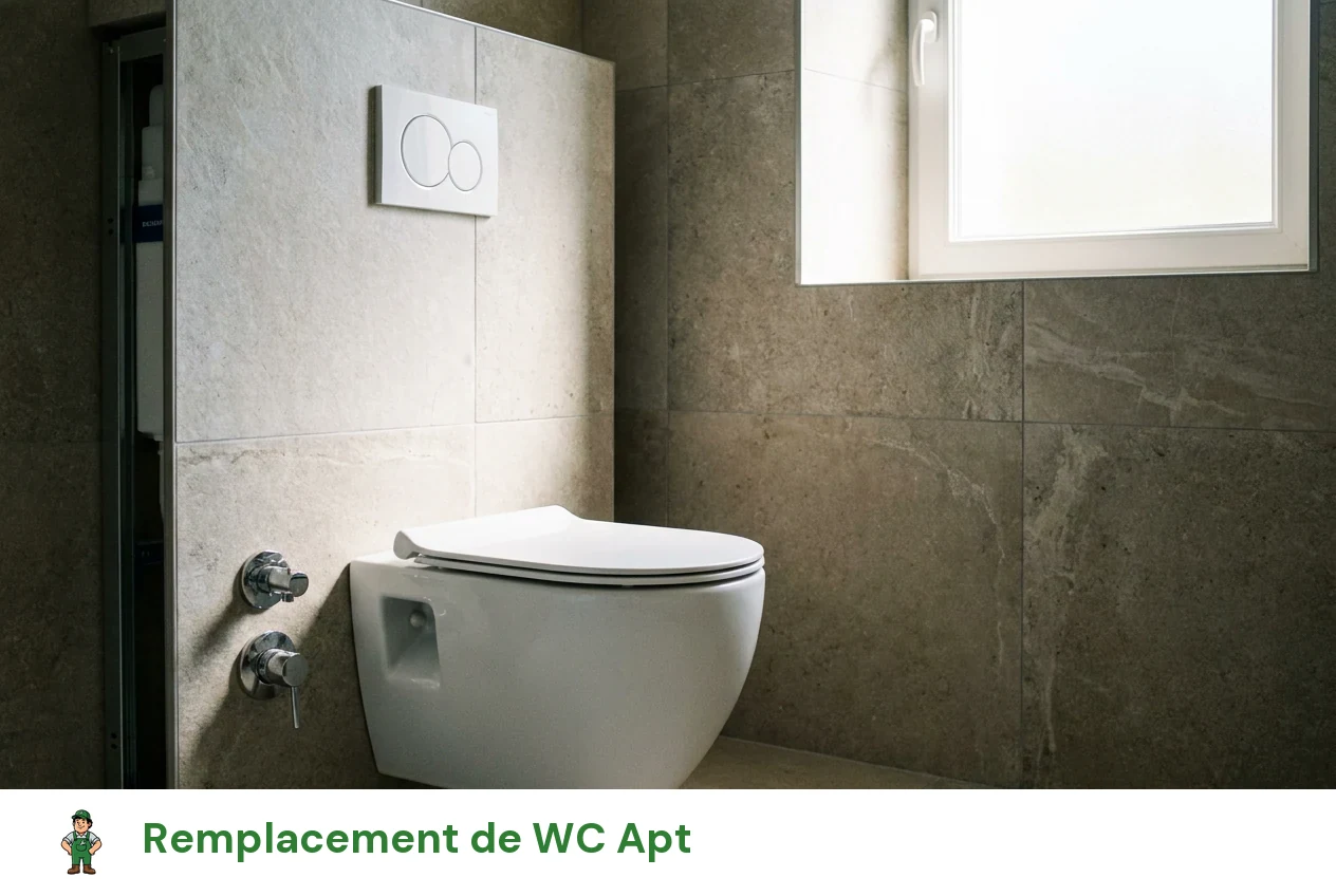 Remplacement de WC à Apt