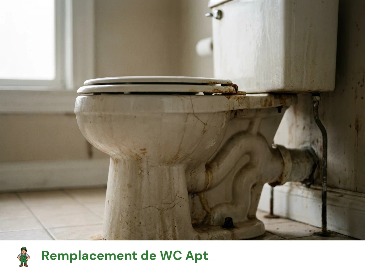 Remplacement de WC à Apt