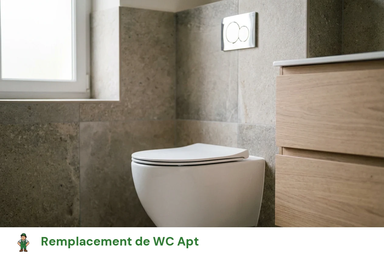 Remplacement de WC à Apt