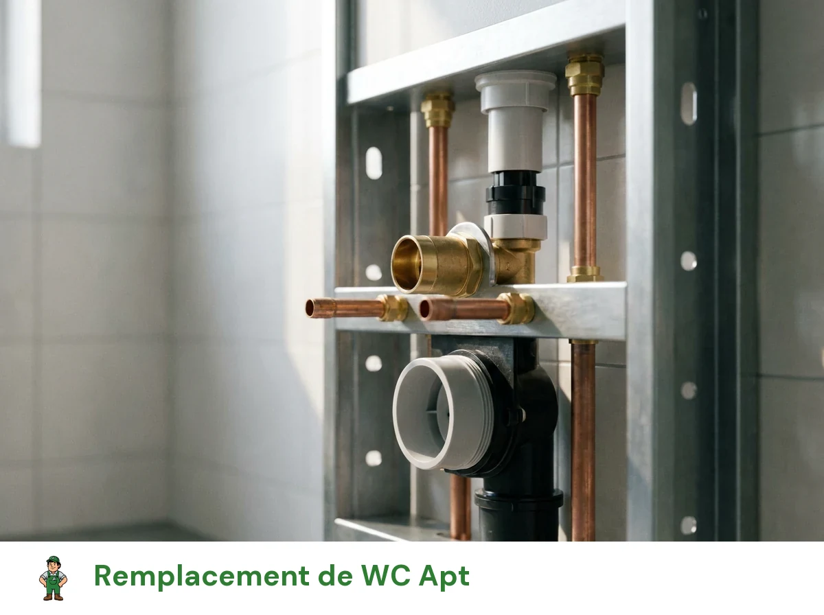 Remplacement de WC à Apt