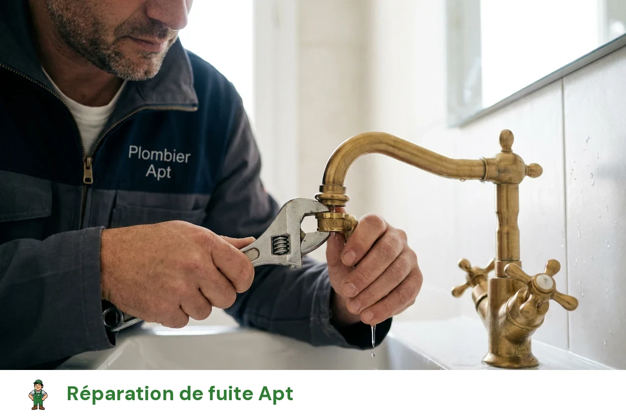 Réparation de fuite à Apt